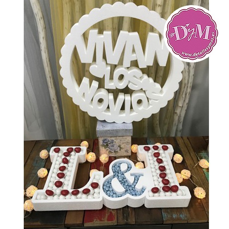 Pack boda en Corcho para Candy Bar.