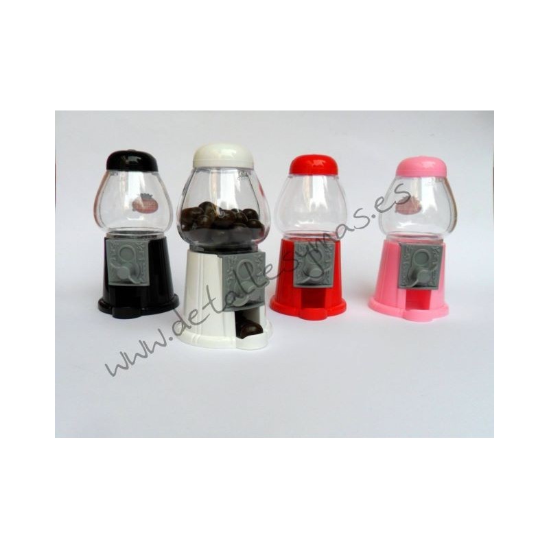 Dispensadores de chicles/caramelos vacios .5 colores 