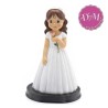 Figura Comunión niña con Rosa