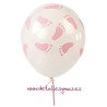 Globos piececitos rosa
