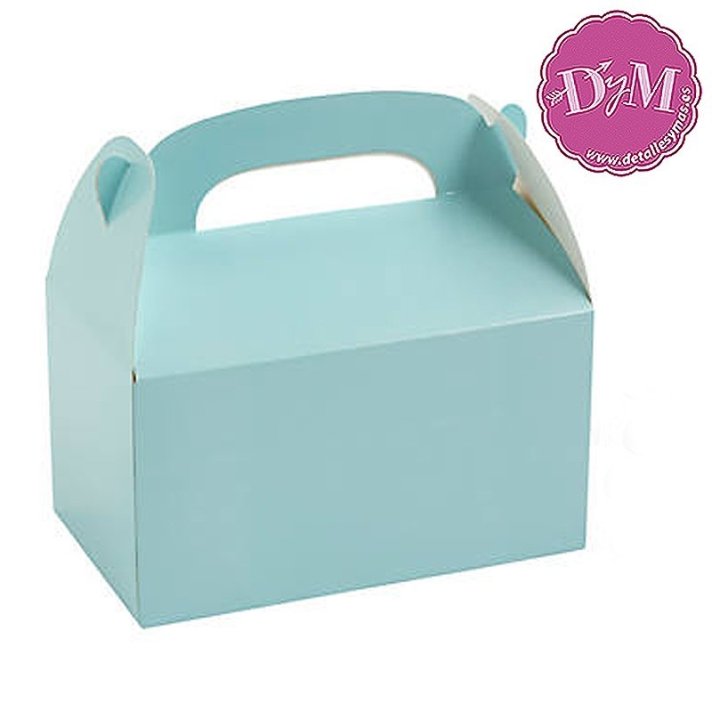 Caja para chuches celeste