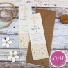 Marcapáginas Comunión Boho