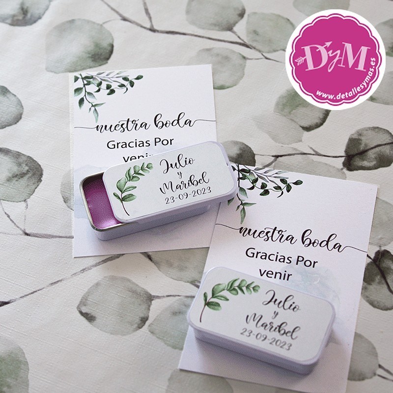 Vaselina para Boda "Forest