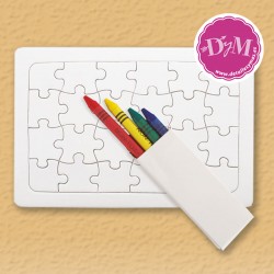 Puzzle tangram multicolor