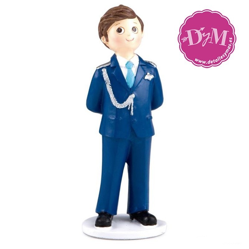 Figura comunión almirante traje azul