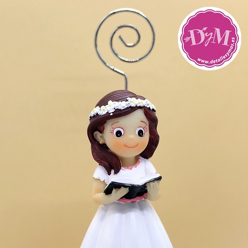 Porta fotos niña comunión con Fajin Lila